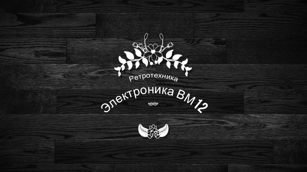 Ретротехника Электроника ВМ12