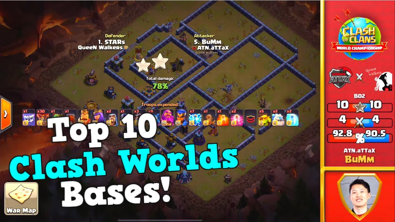 Top 10 Clash Worlds FINALS TH13 Bases + Link | Best Pro Esports Town Hall 13 Base Designs