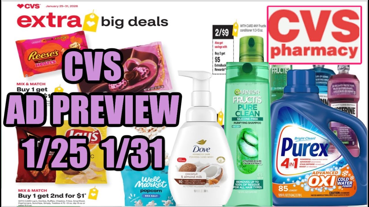 CVS AD PREVIEW (1/25 - 1/31)