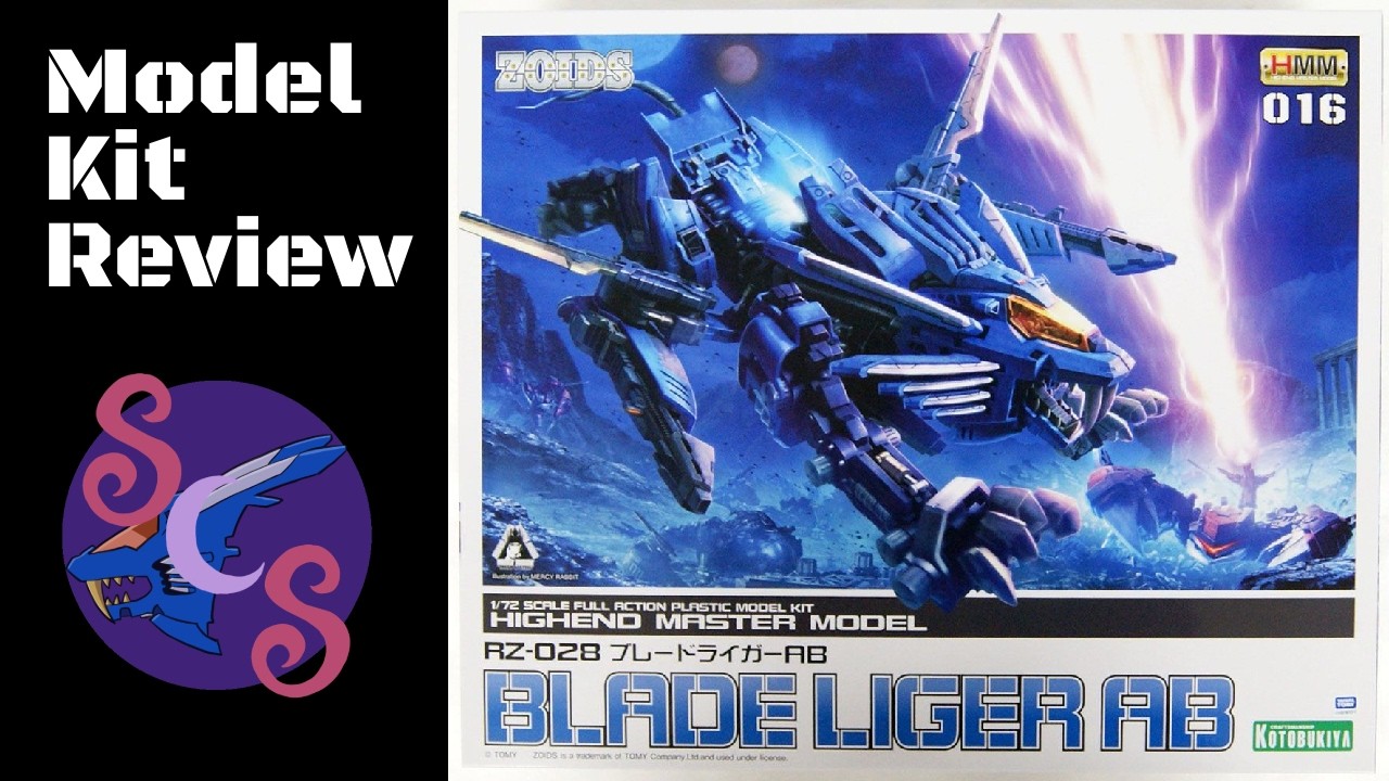 Обзор модели Zoids Kotobukiya HMM Blade Liger AB 2020 Generic Reissue Model Kit