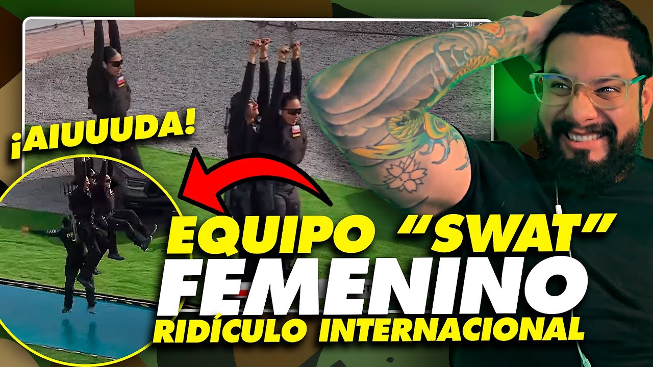 EQUIPO SWAT FEMENINO CHILE COMPITE CONTRA HOMBRES  ¡FEMINISTAS HACEN el RIDÍCULO!