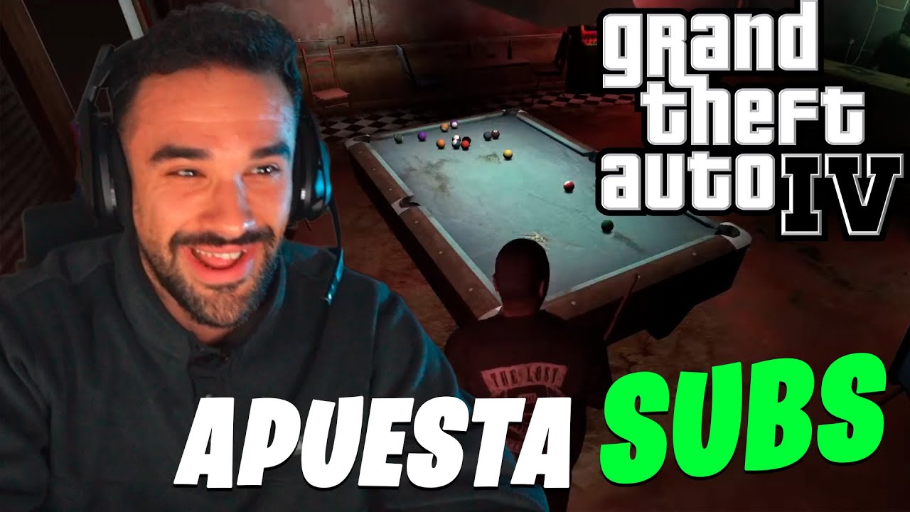 IlloJuan Juega al BILLAR en GTA IV y Apuesta Subs