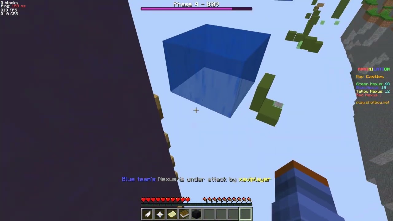Annihilation lobby - blue parkour