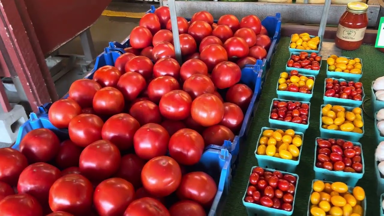 Grapes at Joseph’s Wayside Market in Naples NY