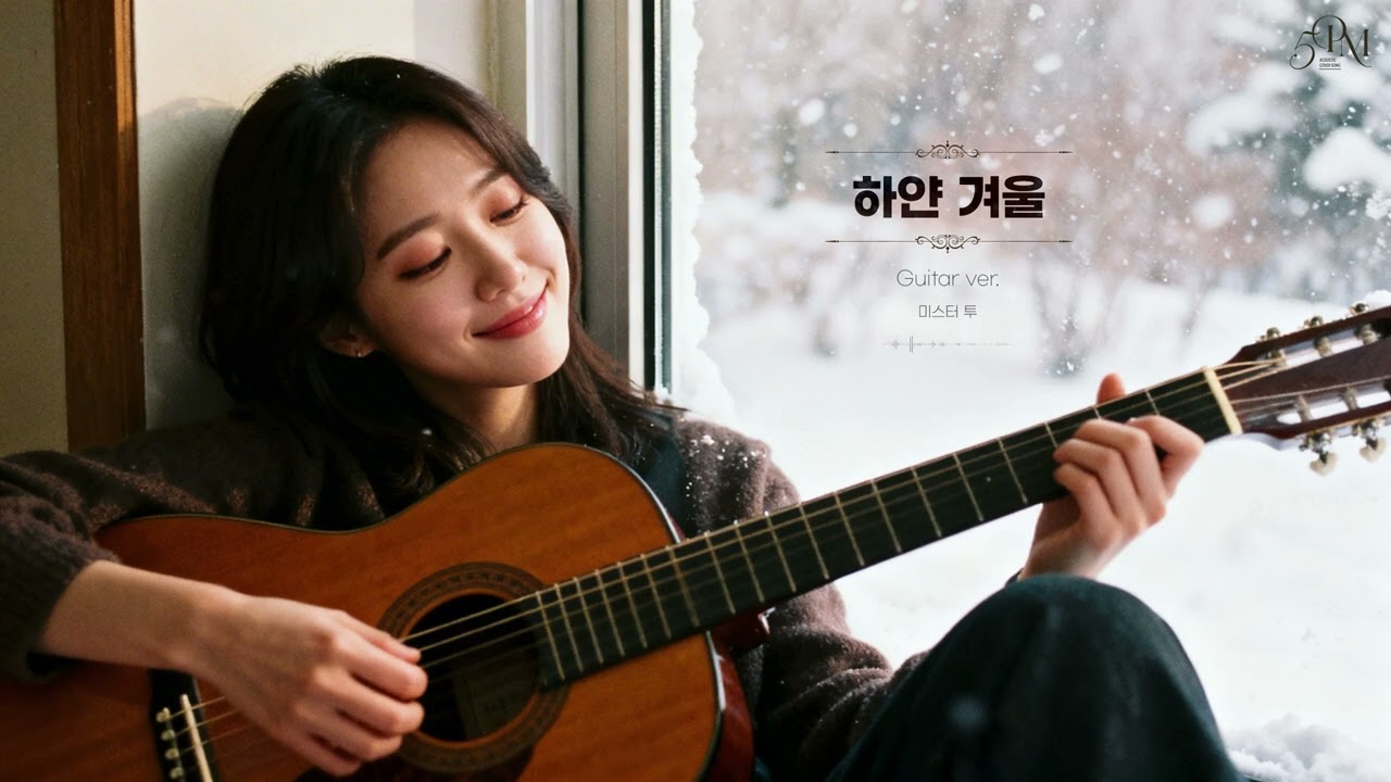 미스터투 '하얀겨울' 어쿠스틱 기타 Cover🔊 #acousticguitar #music #coffeetime #guitarcover