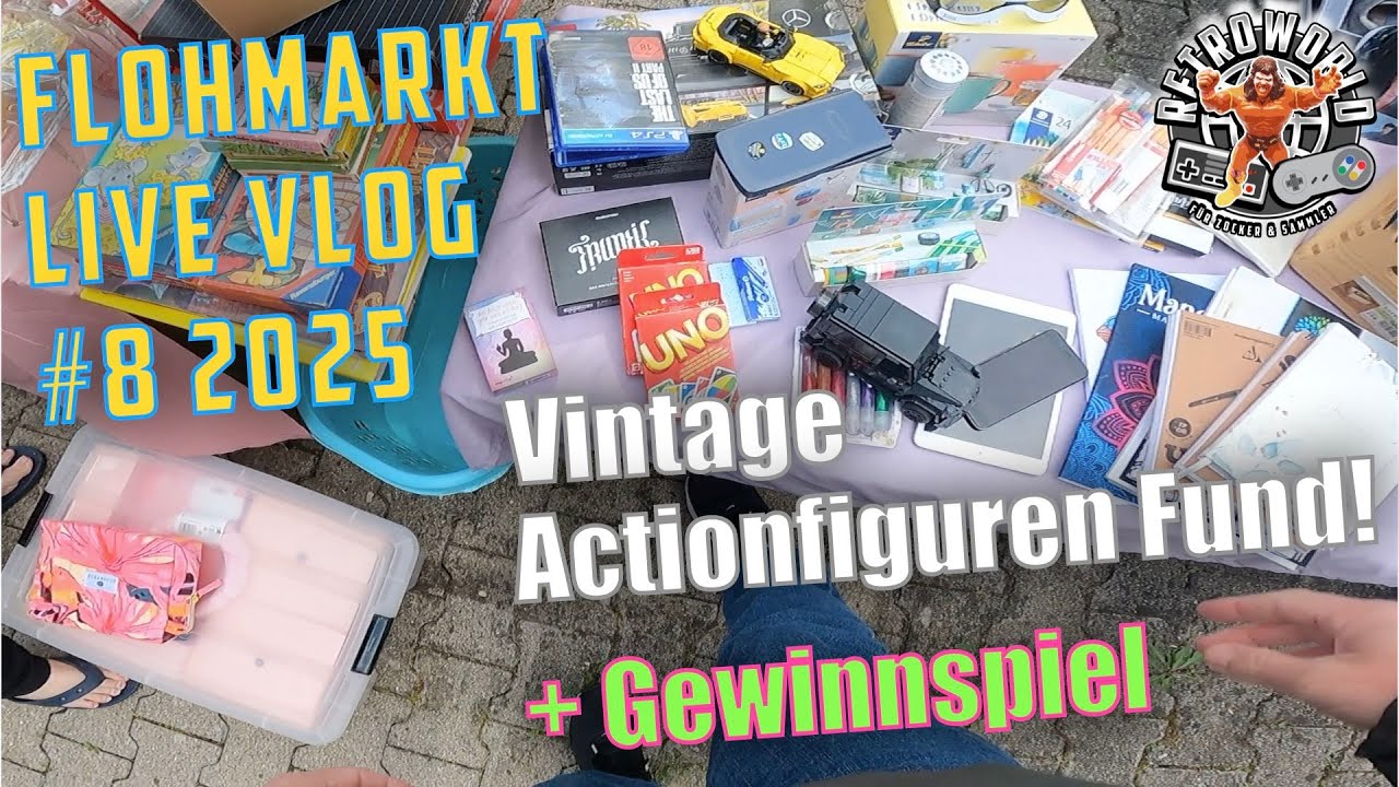 Flohmarkt Live Vlog #8 2025 Mega Actionfiguren Fund! + Gewinnspiel
