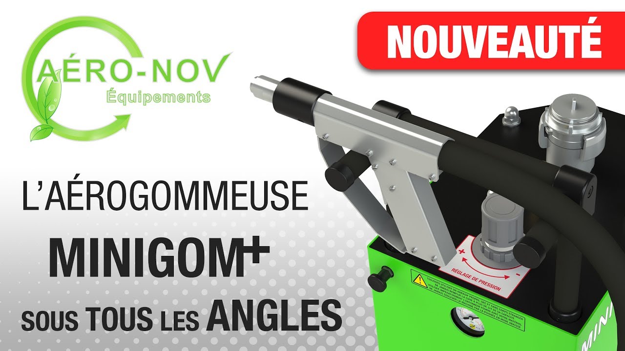Nouvelle aérogommeuse MINIGOM+