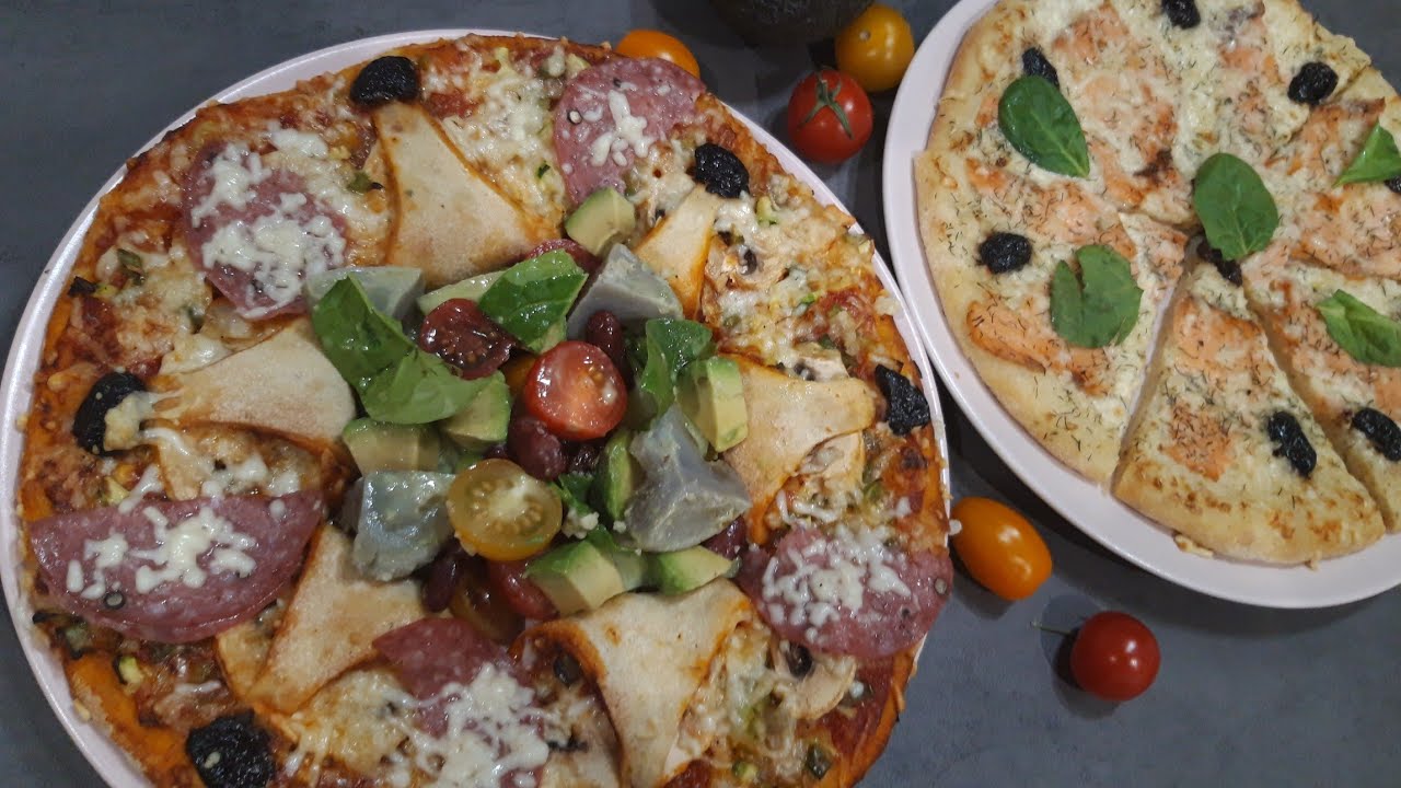 recette pizza originale et facile 🤩/وصفة سهلةللبيتزا بشكل مختلف 👌/pizza recipes(Tamazight)