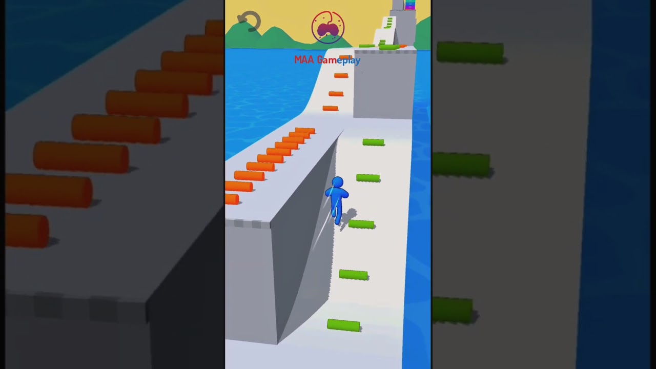 Satisfying Mobile Game: Ladder Master Gameplay, Freeplay Android, IOS