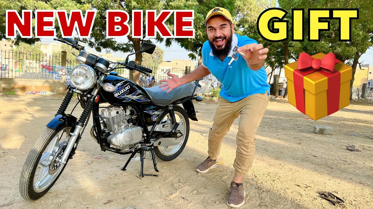 Gift me new bike mil gai hamen 🏍️🎁🥰
