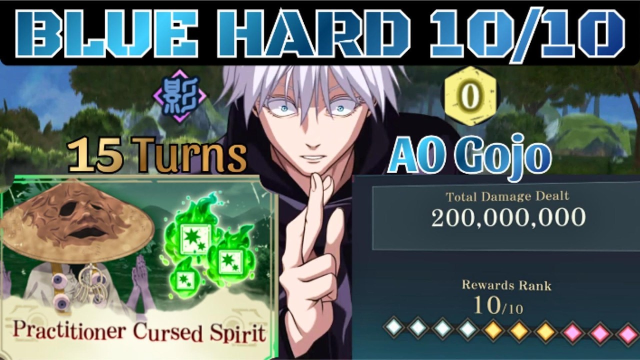 【JJKPP】A0 0.2s Gojo HARD Sweep Clean Up Battle