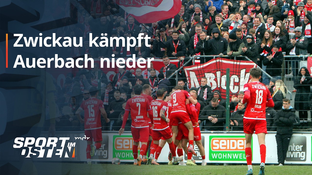 Pokalspiel hinterl&auml;sst Spuren - Zwickau k&auml;mpft Auerbach nieder | MDR
