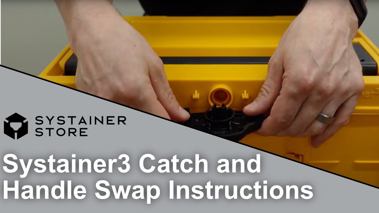 Systainer3 Catch and Handle Swap Instruction