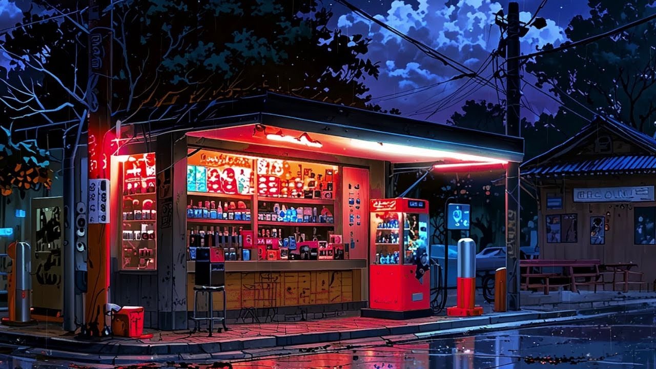 Still Open While Everyone Sleeps | Rainy Lofi