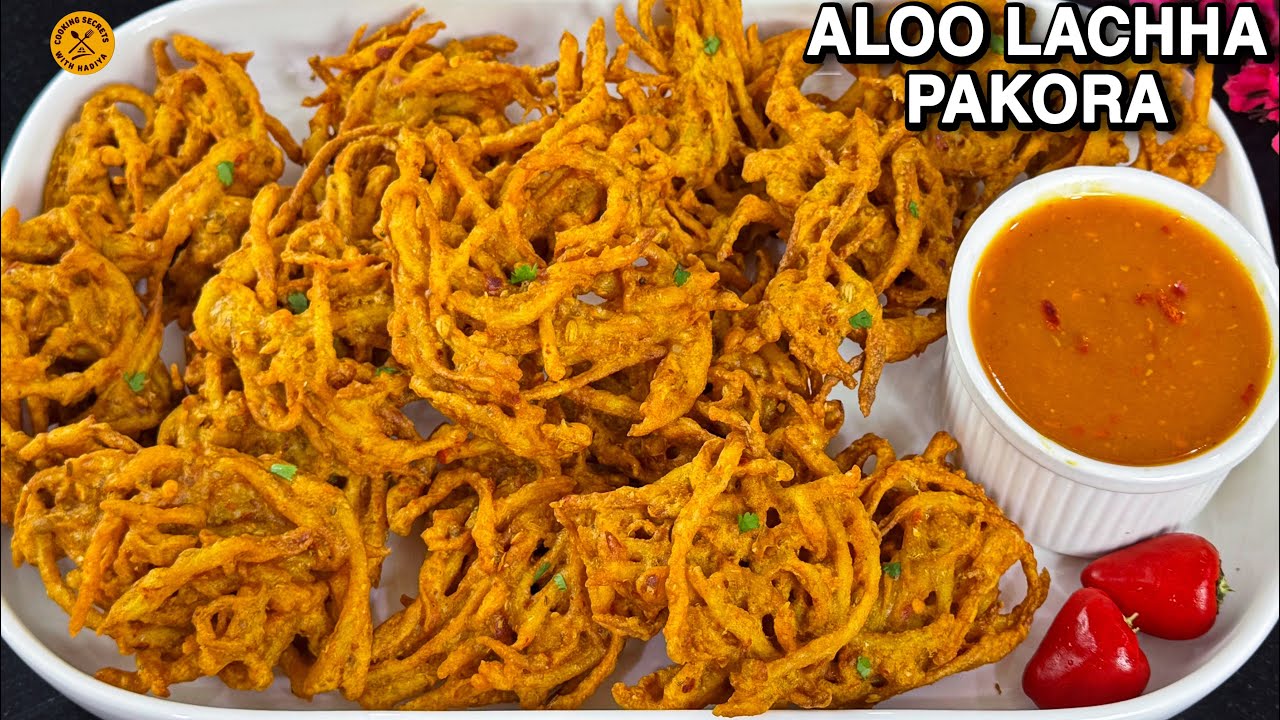 Ramzan Special Aloo Lachha Pakora | Extra Crispy & Kurkuray Pakoray Recipe | Easy Iftar Snack