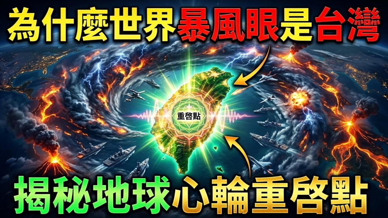 爲什麼世界局勢的暴風眼總是臺灣？揭開太平洋火環帶的靈性奧祕：這裏是「地球心輪」的重啓點！意識覺醒