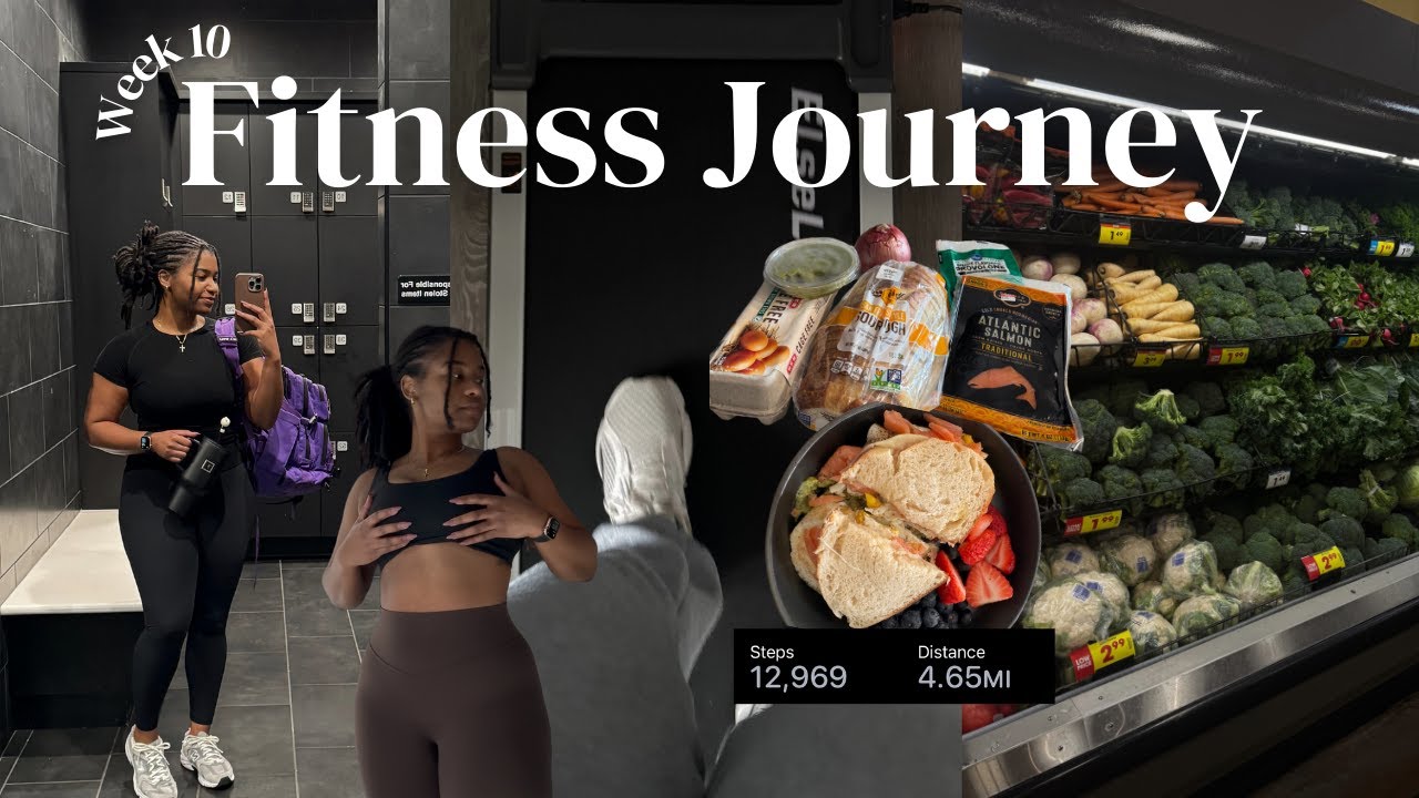Fitness Journey, неделя 10 | Снова тренировка на 5 км, личный рекорд, новая идея для завтрака, 10...