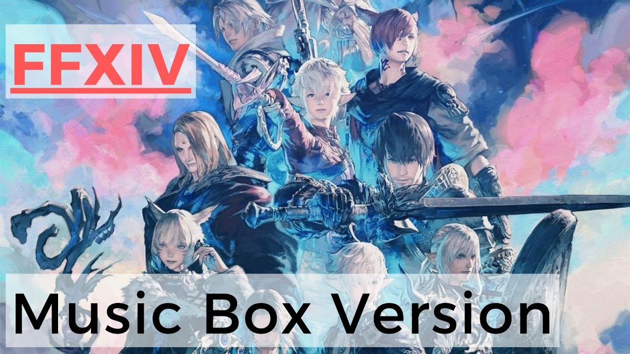 🌙 Relaxing FFXIV OST Music Box music - Sleep & Focus music (30 Min) FFXIV music ファイナルファンタジーXIV