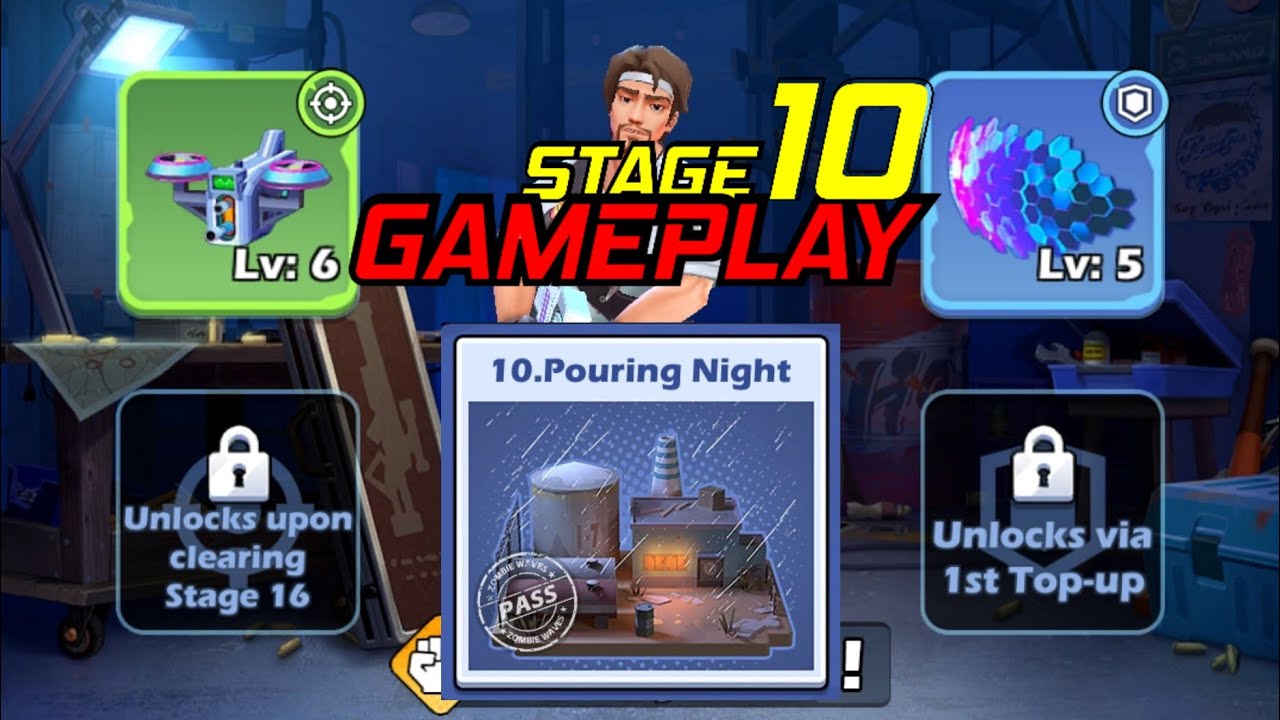 Zombie Waves | Stage 10 Full Gameplay