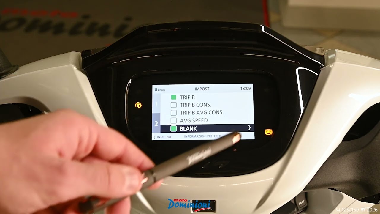 DISPLAY HONDA SH 125/150CC MY 2026 / DISPLAY + HONDA ROAD SYNC CONNECTION