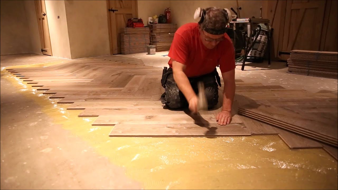 Multiplank Walvisgraat leggen