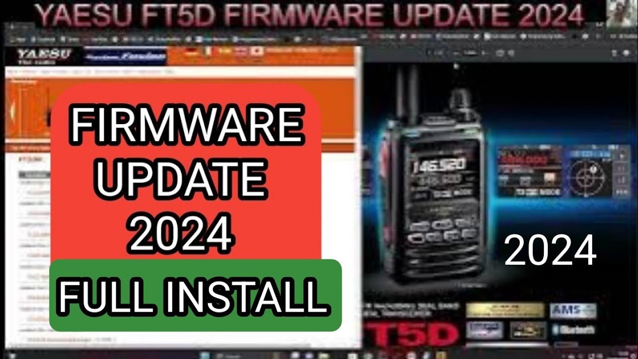 YAESU FT5D - FIRMWARE UPDATE 2024 v1.13/1.02