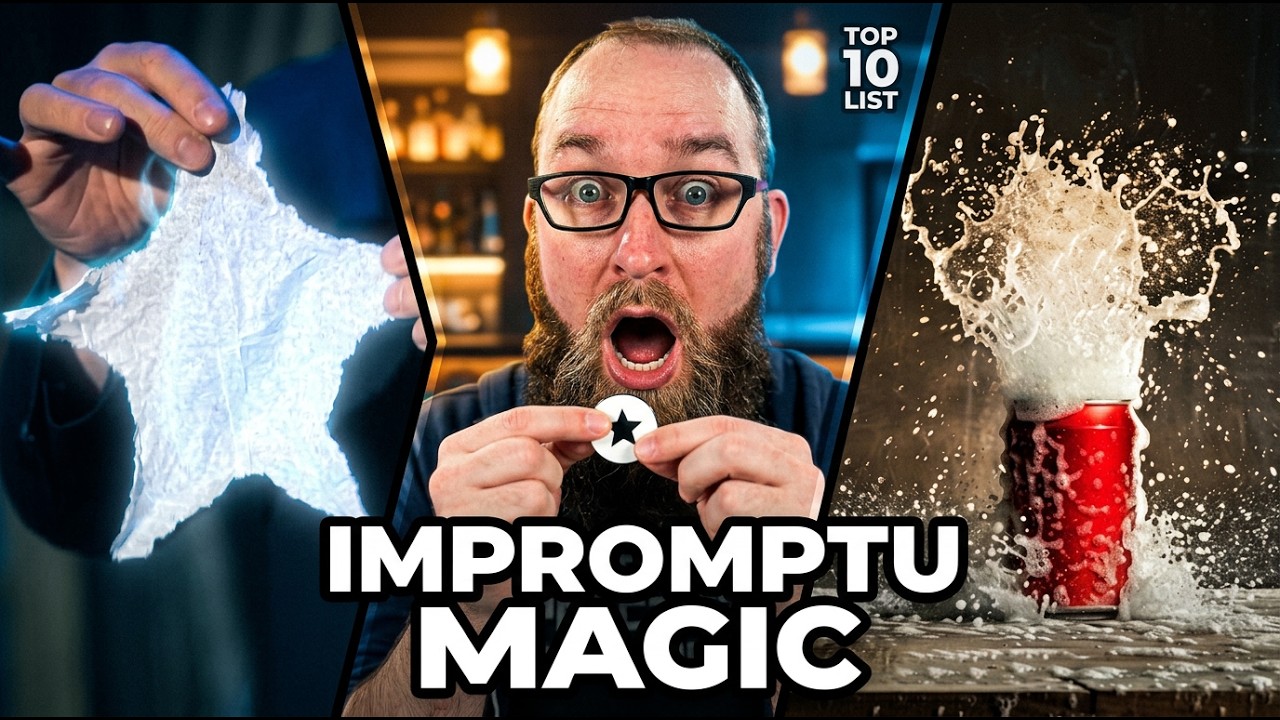 Десять лучших импровизированных фокусов, доступных в Penguin Magic.
