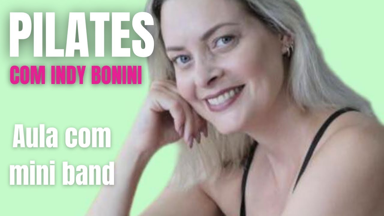 Aula de pilates em casa com mini band 🔥