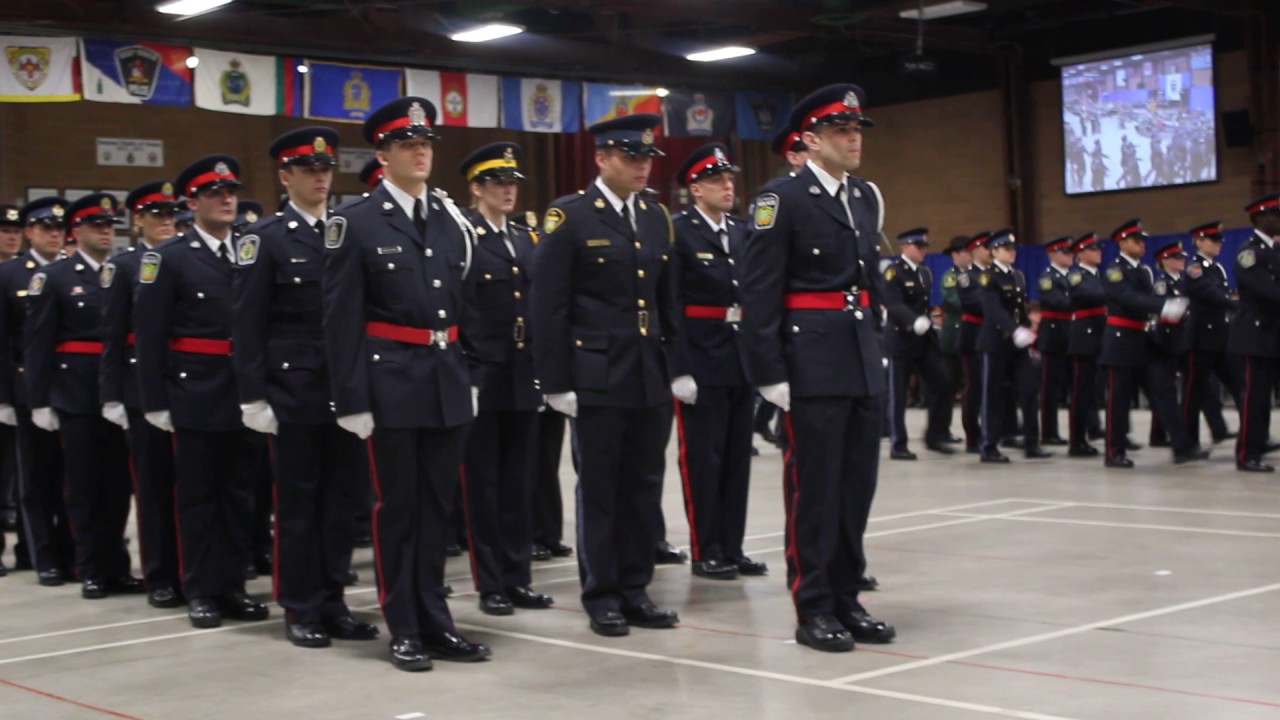 Ontario Police College Graduation Dec. 1, 2016  March Past (Class 1621-1630)
