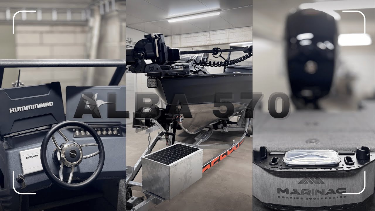 Alba 570 - tõeliselt ruumikas kalastuskaater || Perfect fishing machine