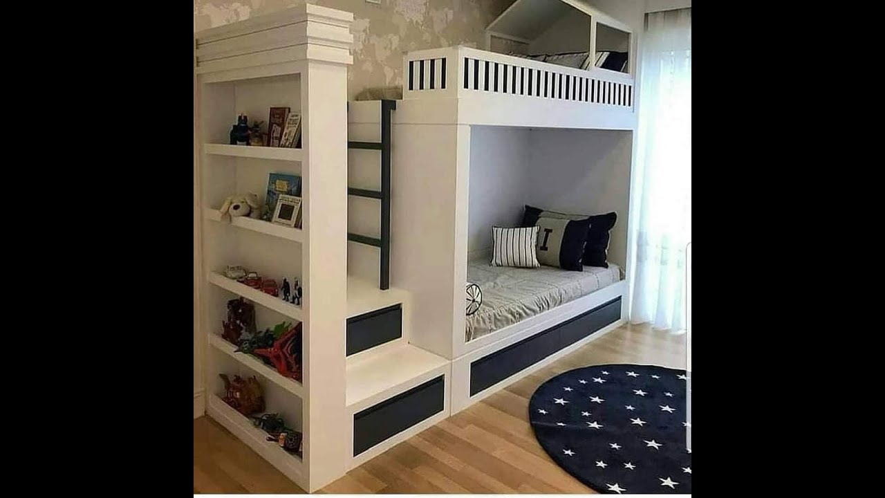 #سرير أطفال #دورين للمساحات الضيقة بأشكال مختلفة