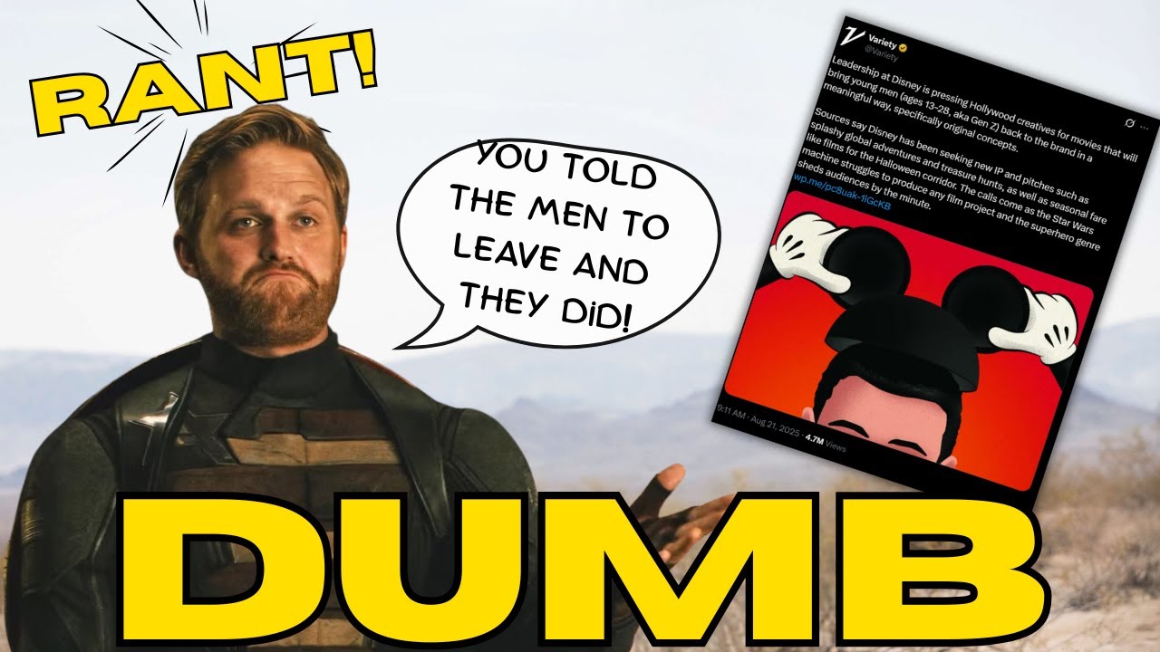 Disney LOST the men and it’s their fault!