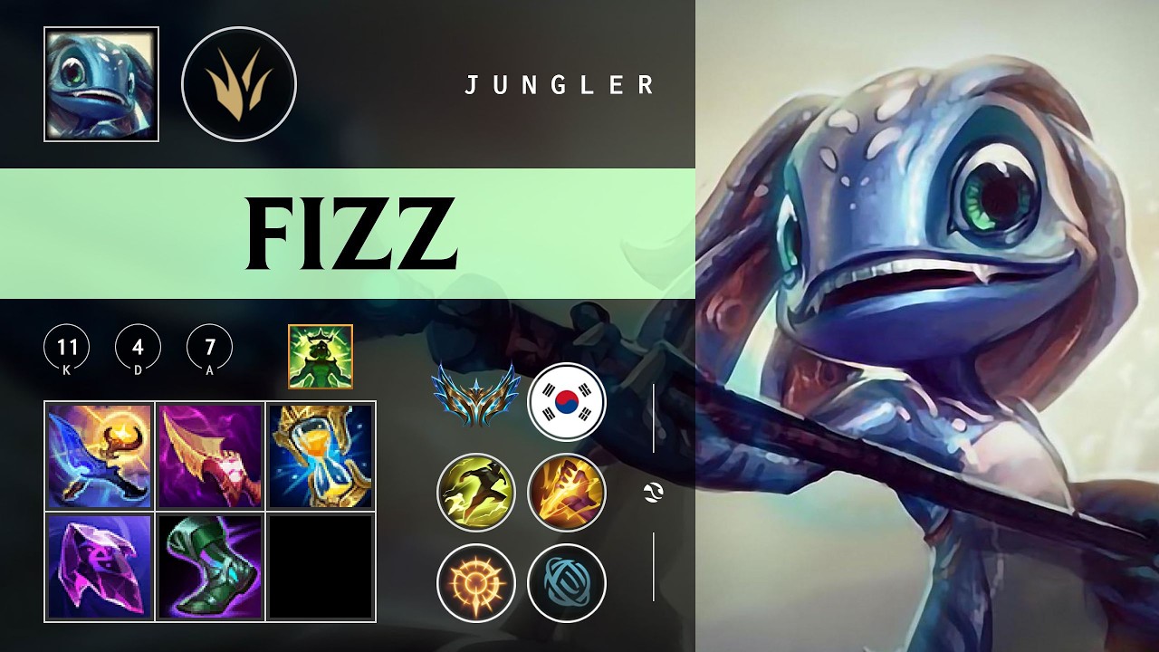 Fizz Jungle vs Zaahen - KR Challenger Patch 26.04