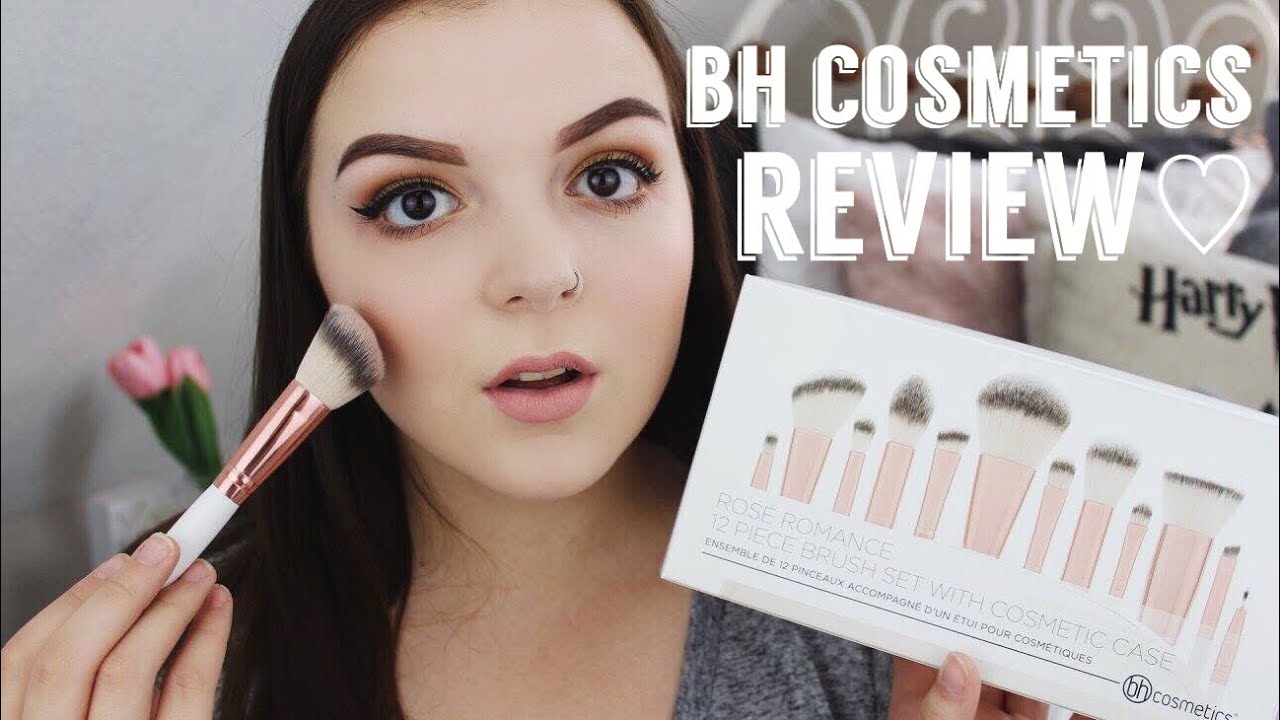 Bh Cosmetics Brush Haul + Demo [Rosé Romance 12 Piece Set]