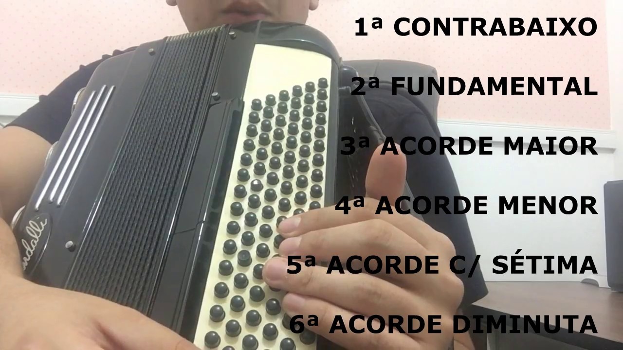 BAIXOS DA SANFONA(ACORDEON) AULA IMPORTANTE!!
