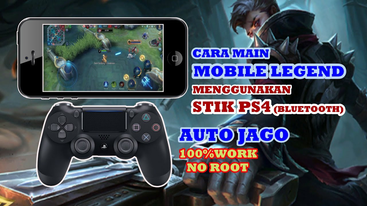 Keren! Main Mobile Legend Pakai Stik PS4
