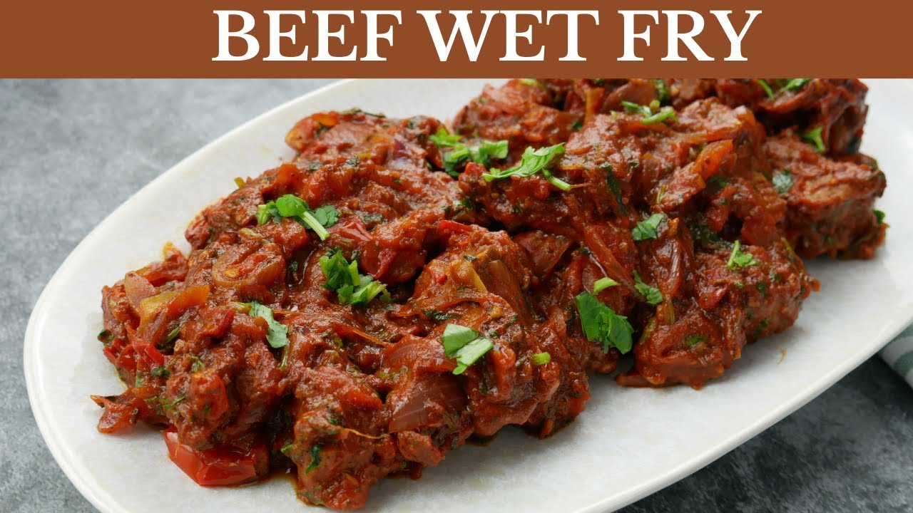 Beef Wet Fry Recipe | How to Make Beef Wet Fry | East African Beef Wet Fry Recipe