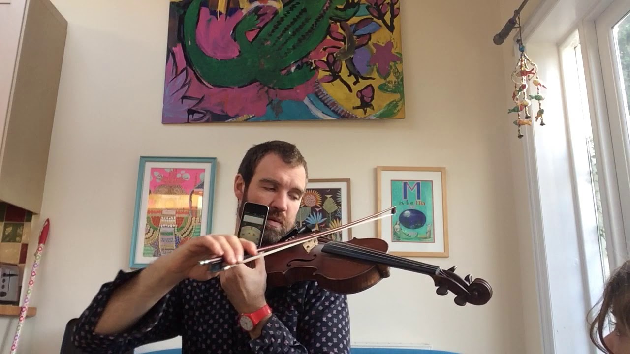 How to tune a violin E A D G