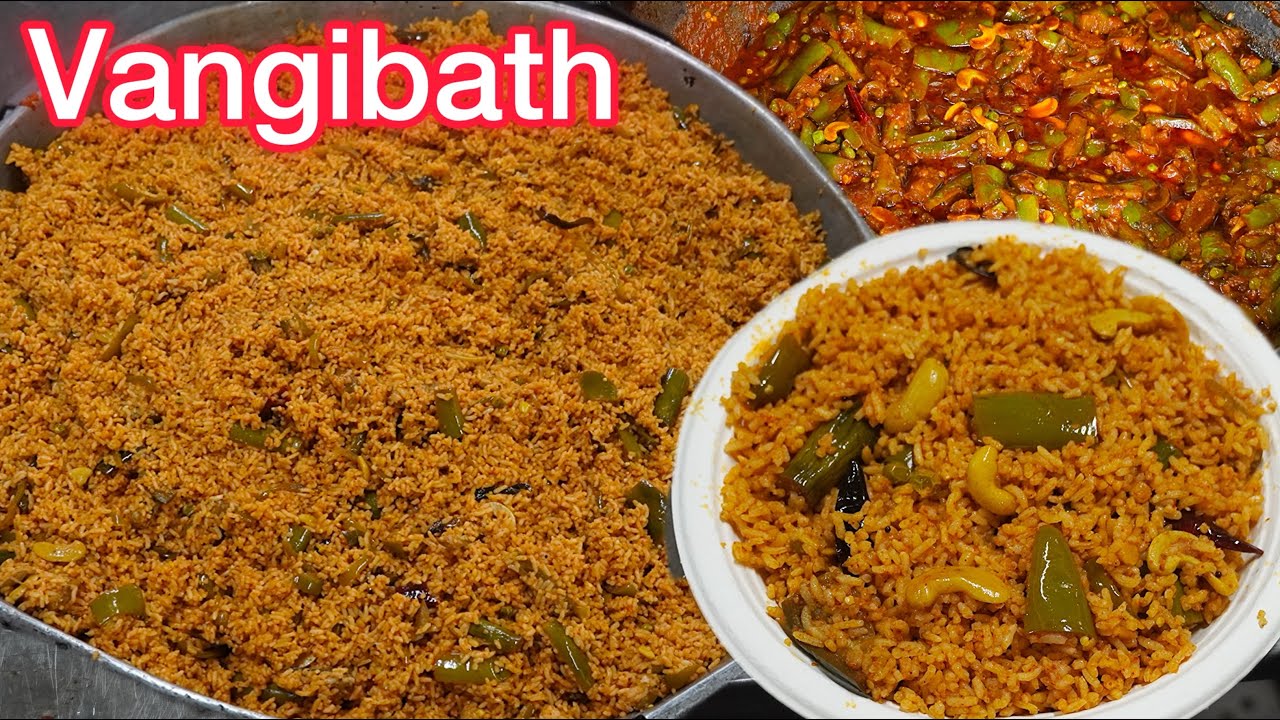 VERY QUICK & TASTY PERFECT VANGIBATH RECIPE | BRINJAL RICE | #vangibath #instantrice #brinjalrice