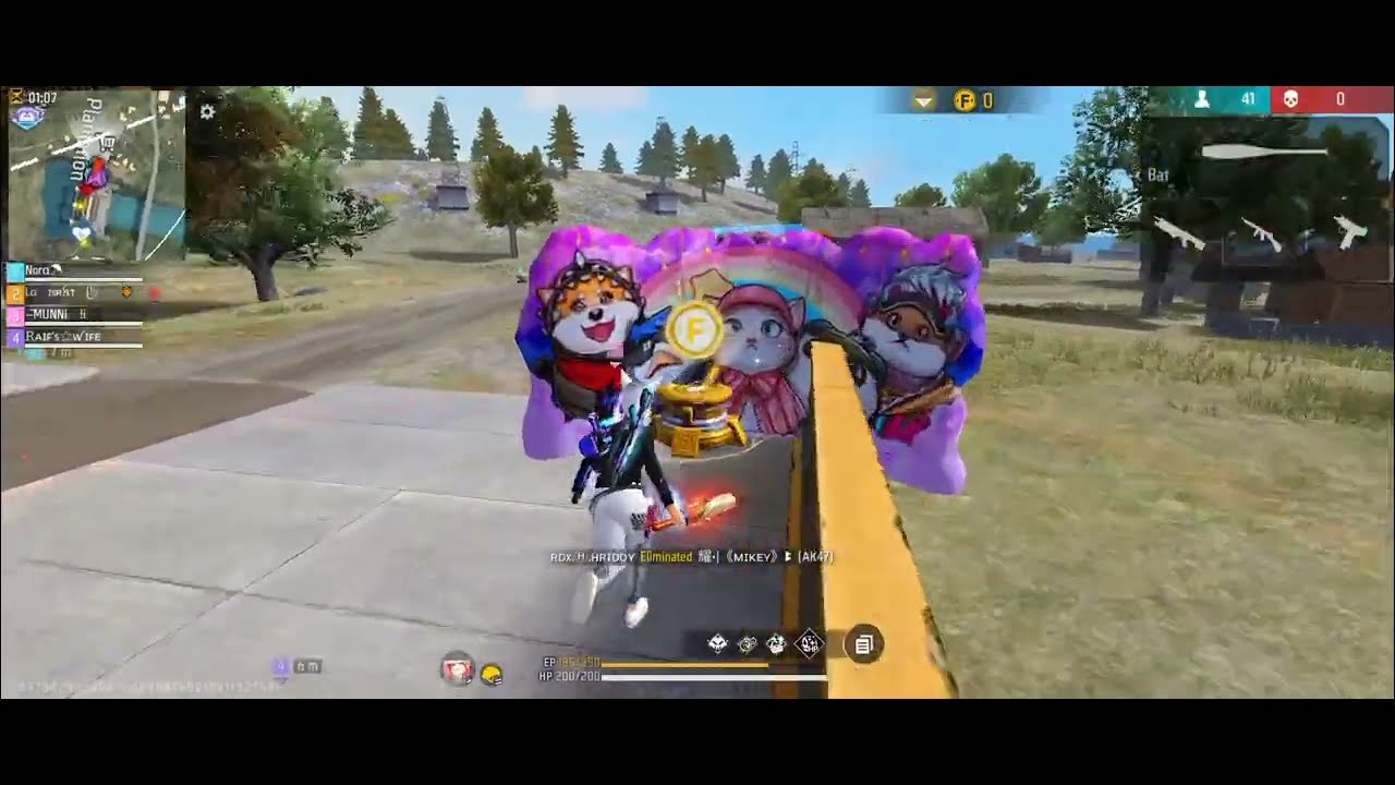 free fire gameplay .garena free fire