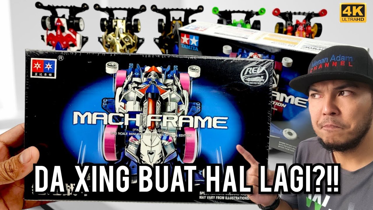 MACH FRAME FIGHTING KOREA Keluaran Da Xing!! Unboxing & VS Original Tamiya (99% Macam Ori!!)