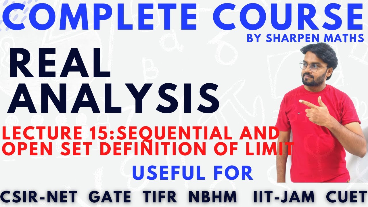 Real analysis complete course Lec-15 |ε-δdefinition of continuity geometricaly|GATE2015