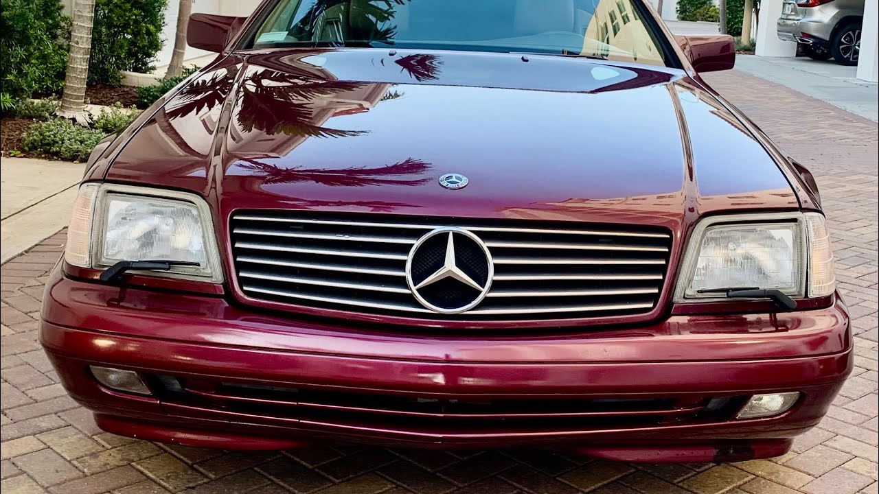 Регулировка фар Mercedes SL R129. Светодиодные.