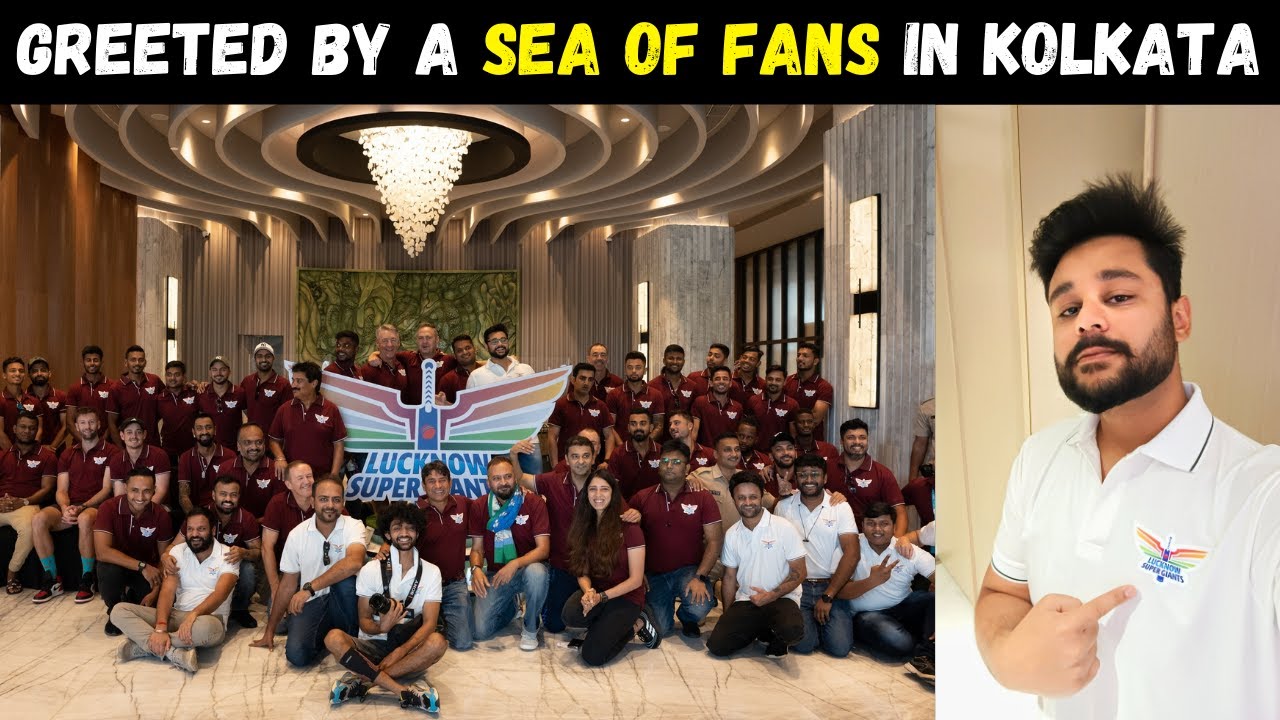 Lucknow Super Giants reach Kolkata for the IPL playoffs || Host: Inside LSG