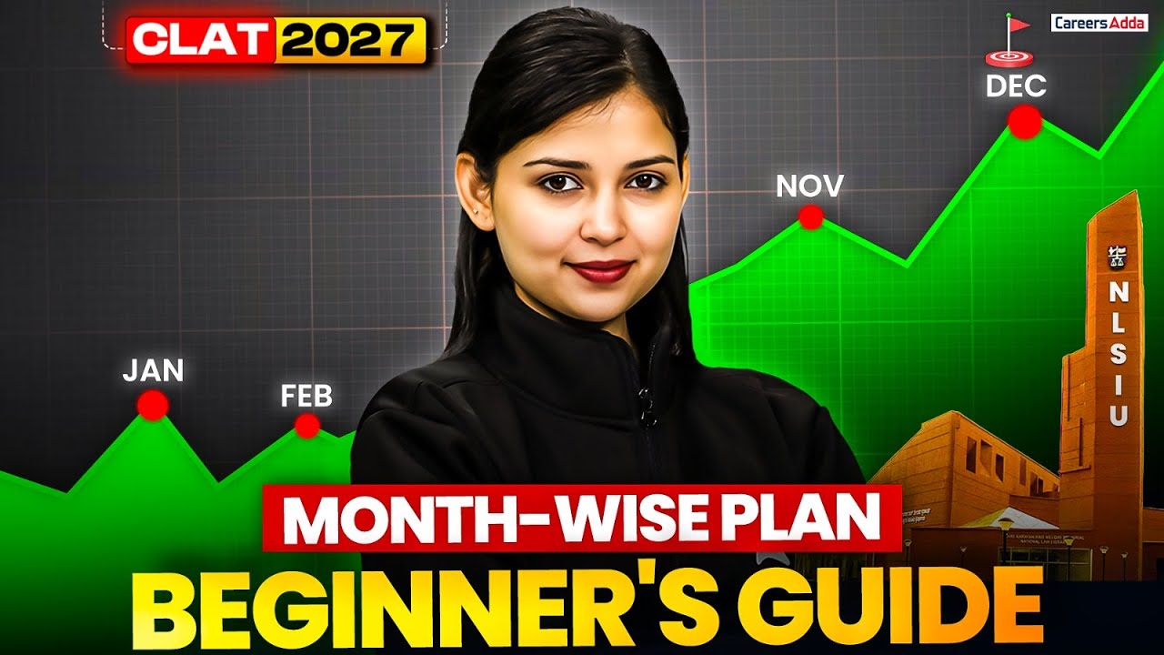 CLAT 2027 12 Months Preparation Strategy 🔥 | Month-Wise Study Plan (Jan to Dec)