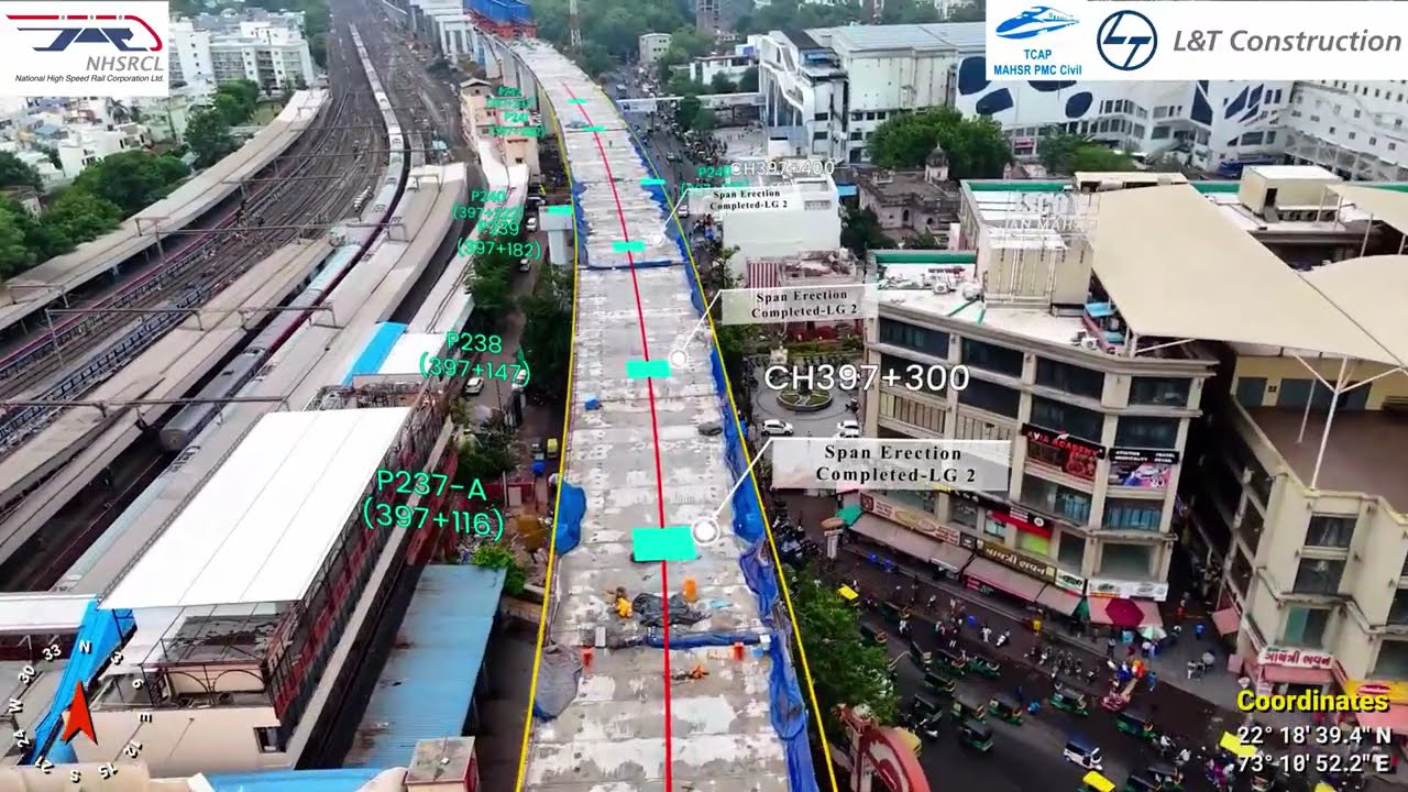 Bullet Train MAHSR-C5 Project Vadodara Gujrat Progress Update June 2026