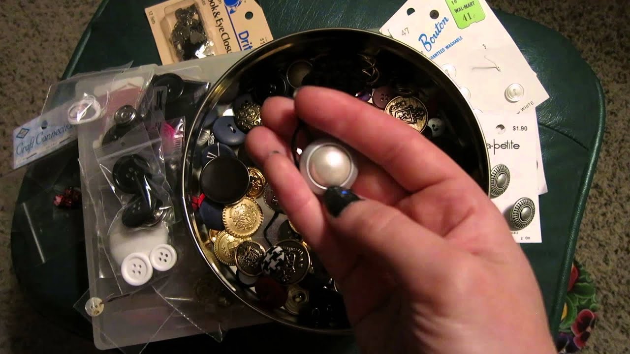 (old camera) buttons & thread ~ 40 mins