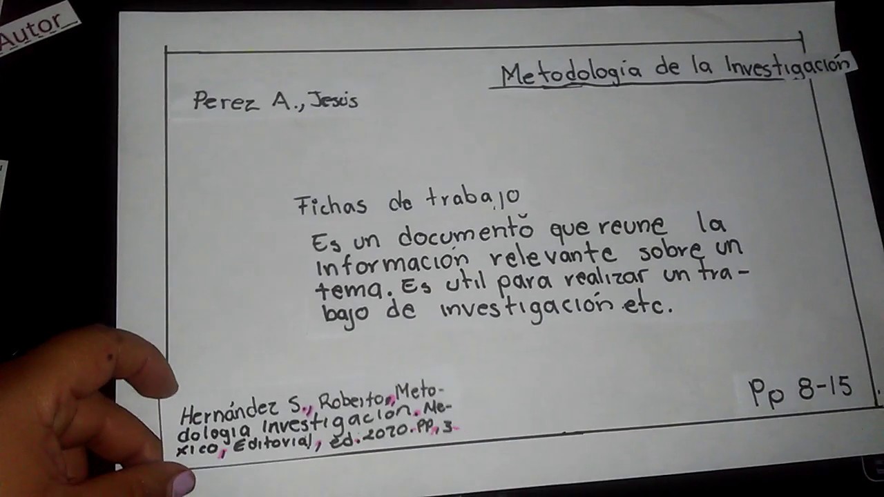 Ficha de resumen