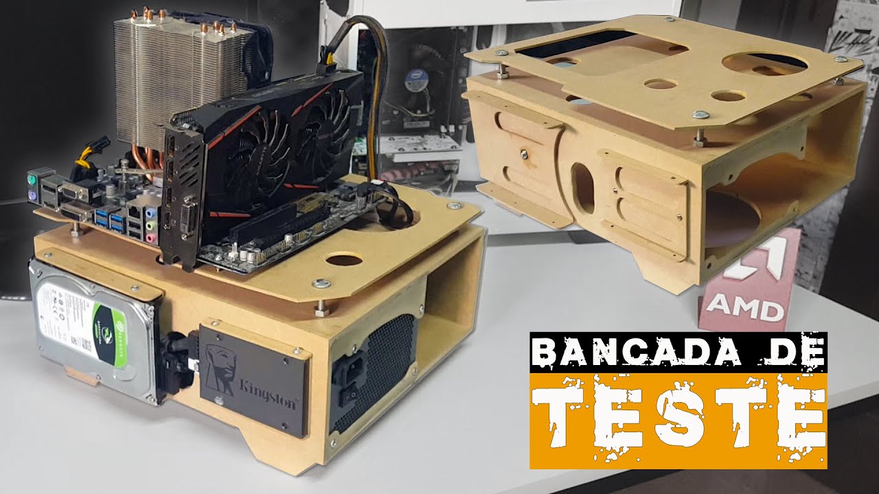 CASEMOD BANCADA DE TESTE EM MDF #2
