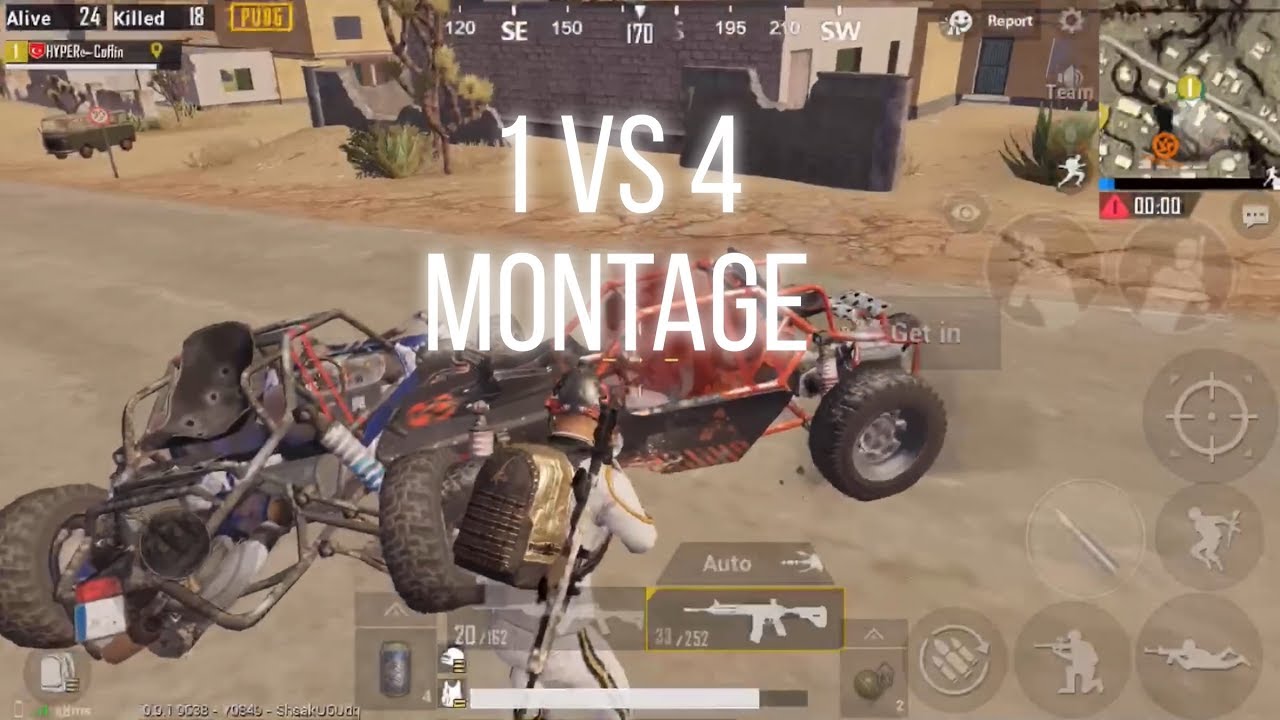 BEST 1vs4 MOMENTS PUBG Mobile |Coffin|